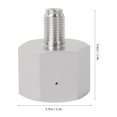 thumbnail image 1 of Adaptador de conector de cilindro de Soda y cerveza para el hogar, aleación de Zinc de alta calidad, 1 of 8