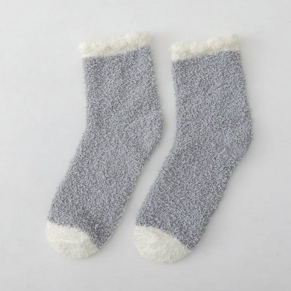siminseming Christmas Socks Fuzzy Socks For Women With Grips Plush Fuzzy Socks Sleep Cozy Socks Sleep Socks Winter Soft Fluffy Sock Clothing Shoes & Accessories