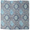 thumbnail image 1 of Paisley Silk Cowboy Wild Rag 34.5 Blue/Gold, 1 of 3