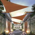 thumbnail image 3 of Triangular Shade Sail, 3x3x3m, Oxford Polyester, Uv Protection, Ripstop, Waterproof, Orange, 3 of 5