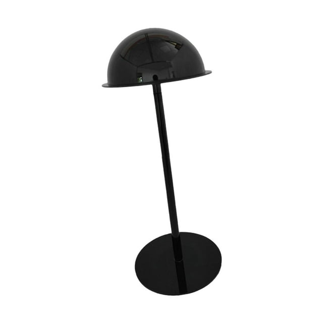 Perchero para sombreros, pelucas, acrílico, diseño en forma de cúpula, pedestal redondo, organizador de para sombreros, para salón, centro 43 cm de altura