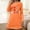 #3Orange, variant on Byworldtasic Valentines Day Nightgown for Women Love Heart Printed Long Sleeve Crew Neck Dresses