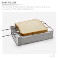 thumbnail image 3 of WHAMVOX 1Pack Heat-resistant Toast Rack in Silver Stainless Steel for Family Use, 3 of 8