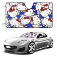 thumbnail image 1 of Hello Kitty Car Window Sun Shade Visor, Car Sunshade Front, Windshield Visor Shield Cover Foldable Reflector for Car Truck SUV 51"x28", 1 of 8