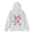 thumbnail image 3 of Delulu til its True Unisex Heavy Blend™ Hooded Sweatshirt, 3 of 4