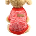 thumbnail image 2 of Yuehao Dog Sweaters for Small Dogs, Pet Dog Classic Sweater, Soft Coat for Small, Medium Dog, Warm Pet Dogs Cat Cloth, Soft Puppy Customes Clothes, Pet Supplies Red, 2 of 3