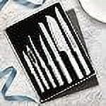 Rada Cutlery 7-piece Starter Knife Gift Set, Silver Handles, Pack of 2