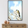 thumbnail image 2 of Designart 'Old Bird Sitting On Tree' Traditional Framed Canvas Wall Art Print, 2 of 5
