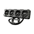 thumbnail image 3 of Faro auxiliar LED Rasen para moto rectangular 4 lupas blanco, 3 of 3