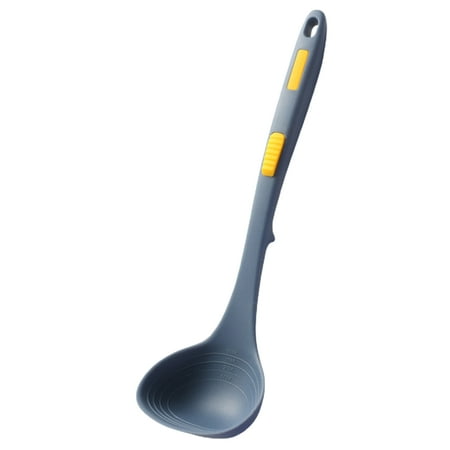 

Poseidon Food-Grade Silicone Spoon Heat Resistant Comfortable Handle Convenient Storage Silicone Spoon for Hot Pot