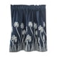thumbnail image 1 of Cortinas bordadas con bolsillo para varilla para cocina, baño y cafetería. Azul_74x61cm, 1 of 9