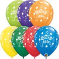thumbnail image 1 of Eco-Friendly Vibrant Birthday Balloons - Durable 50-Pack Party Must-Have, 1 of 3