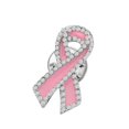 thumbnail image 1 of CHOORO Breast Cancer Awareness Brooch Pin Pink Ribbon Pin Breast Cancer Support Gift For Women (Pink Ribbon Brooch Pin), 1 of 4