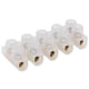 thumbnail image 1 of 20 piezas de bloque de terminales de tipo pasante, conector de cable industrial ignífugo, suministros 20A, 5 entradas, 5 salidas, 1 of 12