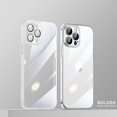 thumbnail image 1 of Nalacover For iPhone 13 Pro 6.1 inch Ultra Slim Clear Case,Luxury Crystal Transparent PC Bumper Shockproof Dust-proof Glass All-in-one Camera Lens Protector Fit Cover.For iPhone 13 Pro,Clear, 1 of 6