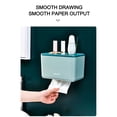 thumbnail image 5 of Self Adhesive Toilet Paper Holder with Shelf, Waterproof Toilet Paper Holder Wall Mount, Bathroom Toilet Paper Holder, Toilet Paper Roll Holder for Bathroom and Washroom, 5 of 6