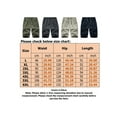 thumbnail image 2 of HIMONE Men Cargo Pants Cotton Drawstring Elastic Waist Casual Loose Plus Size Shorts for Summer, 2 of 4