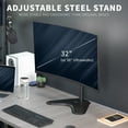 thumbnail image 3 of VIVO Black Single LCD Monitor Adjustable Desk Stand, Fits 1 Screen, 3 of 8
