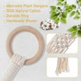 thumbnail image 6 of eTzone 4Pcs Macrame Plant Hangers, Handmade Boho decor Hanging Plant Holder for Indoor Outdoor Flower Pot, 6 of 7