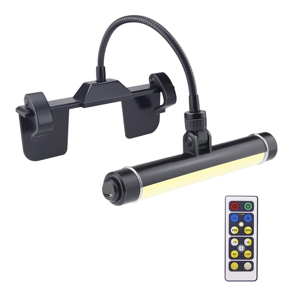 Honwell Luces De Pintura Luz De Diana Inalámbrica Con Control Remoto Luz De Imagen Recargable Luz De Marco De Imagen Con 3 Modos 28 Led Cabeza Giratoria 360 Clip De Cuello Flexible Luz De Pantalla Par