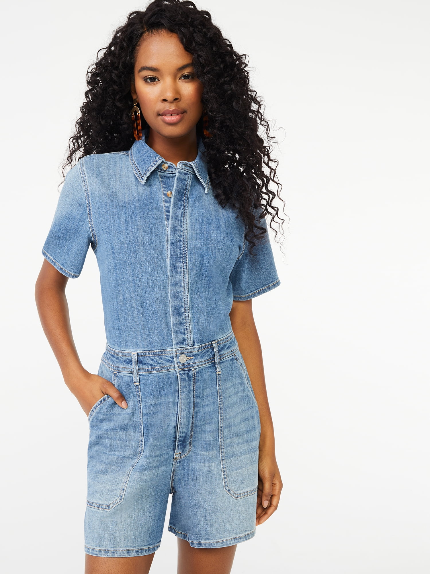 Scoop Women's Utility Romper Scoop Women's Utility Romper