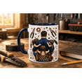thumbnail image 2 of Electrician Dad Ceramic Mug Personalized-Style Gift for Father’s Day, 2 of 4