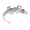 thumbnail image 3 of Large Alligator Rhinestone Brooch, 3 of 3