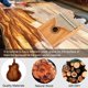 thumbnail image 3 of Piano de pulgar Kalimba de madera de caoba, Piano de pulgar portátil para principiantes, regalos para niños, Navidad, 17/21 teclas, 3 of 5