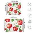thumbnail image 4 of Yayeee Dish Drying Mat for Kitchen Counter 16"x18" Microfiber Absorbent Pad, White Apple Pattern, 4 of 7