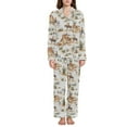 thumbnail image 4 of joogoo Pajamas Set for Women Western Cowboy Horses Long Sleeve Pjs Loungewear L, 4 of 7