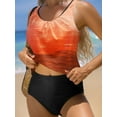 thumbnail image 2 of BIKINX Tankini Swimsuits for Women Plus Size Modest Swimwear Tummy Control Two Piece Bathing Suits, 2 of 4