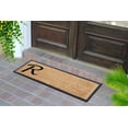 thumbnail image 5 of First Impression Rubber/Coir Molded Lucida 16-inch x 48-inch Monogrammed Doormat, 5 of 7