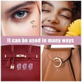 thumbnail image 4 of 1 bolsa de 100 accesorios para uñas con forma plana, accesorios para uñas Aurora Glass Drill, 4 of 5