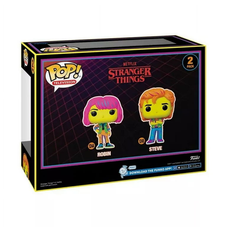 Funko Pop! TV Stranger Things Robin & Steve Vinyl Figures 2pk