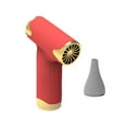 thumbnail image 2 of Secador de pelo automático, secador de pelo portátil, secador de pelo compacto pequeño de bajo ruido para mujeres y hombres, secador de pelo inalámbri Rojo, 2 of 8