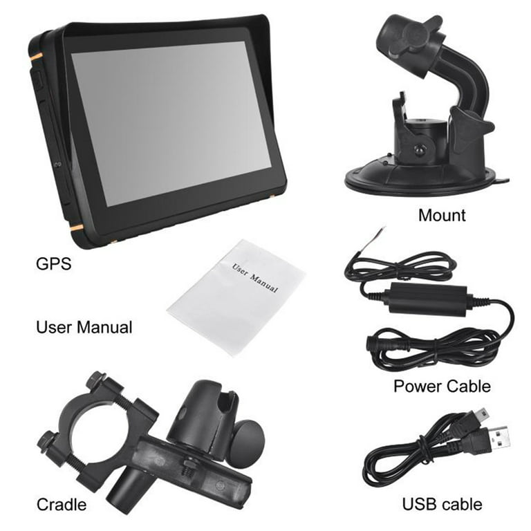 S7 Plus Portable GPS Navigation Android Car Motorcycle Waterproof
