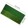 thumbnail image 2 of NUOLUX Artificial Grass Indoor Mat Green PP for Home Use Practice Mat 1Pcs, 2 of 6