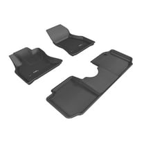 3D MAXpider Custom Fit Kagu Floor Mat (Black) Compatible with Flat 500L 2014-2020 - R1 R2