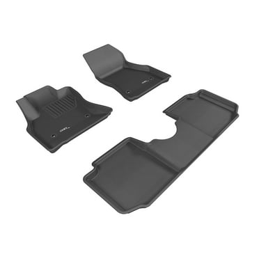 3D MAXpider KAGU Floor Mat (BLACK) compatible with FIAT 500L 2014-2020 - Full Set