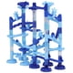 thumbnail image 5 of Juego de pista de carreras de canicas, juegos de canicas, juegos de canicas con embudo, juego de agua, pista de bolas de laberinto, bloques de construcción, rendimiento finamente ajustado, 5 of 14