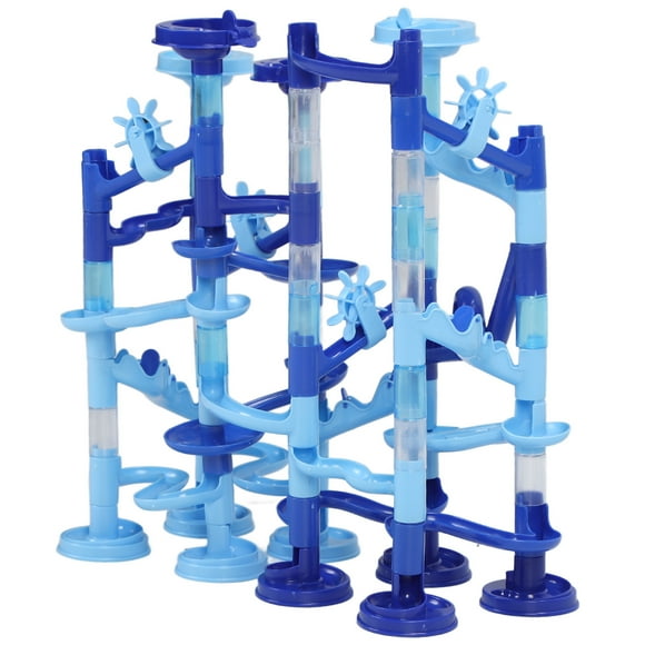 Maze Ball Track, DIY 30Pcs Balls Air Cushion Water Play Marble Run Maze Ball Track for Kids for Water Play