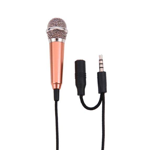 Studio Microphone Portable Mini 3.5mm Stereo Audio Mic Notebook for Phone / Smart Phone Desktop Accessories