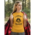 thumbnail image 2 of Camping Is My Therapy! Women T-Shirt, Female 3X-Large, 2 of 4