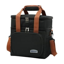 Harlier Lunch Bag for Women/Men, Insulated Lunch Box Soft Cooler Cooling Tote, Small Lunch bag for work, Adult Lunch Box, Reusable Leakproof Lunch Bag with Adjustable Shoulder Strap