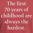 thumbnail image 3 of CafePress - The First 70 Years Of Childhood - Mens Comfort Colors Shirt, 3 of 5