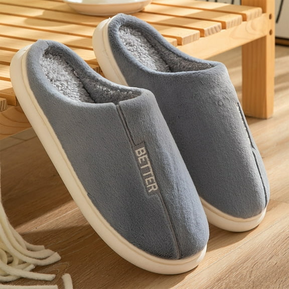 Aueoeo Home Slippers Women, Slippers for Women Indoor and Outdoor Fall Women Shoes Slippers for Men Indoor Warm Winter Slippers