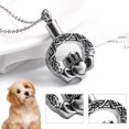 thumbnail image 6 of Rustproof Crown Heart Urn Necklace High Polished Titanium Steel Cremation Jewelry, Unisex Design, 6 of 8