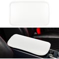 thumbnail image 1 of LAICAIW Car Center Console Pad, Universal Waterproof Car Armrest Seat Box Cover, Car Interior Accessories, Carbon Fiber PU Leather Auto Armrest Cover Protector for Most Vehicle, SUV, Truck, Car (Whi, 1 of 6