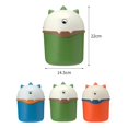 thumbnail image 3 of Cute Cartoon Garbage Basket Flip Stable Durable Waste Bin for Home Living Room Kitchen, 3 of 3