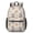 Cow Flower Wavy Beige Pattern, variant on Cow Flower Wavy Beige Pattern 17" School Backpacks for Teens,Waterproof Oxford Fabric,S-Shape Padded Straps for School,Travel,Hiking,Camping